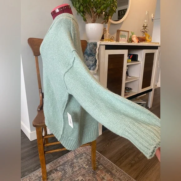 New With Tags Free People Brookside Tunic Sweater - Picture 4 of 9